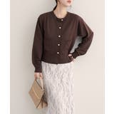 【natural couture】ぷっくり金釦ポケ付きカーデ | NICE CLAUP / OLIVE des OLIVE　OUTLET | 詳細画像24 