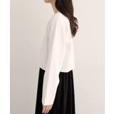 【natural couture】クロップド丈リブカラーカーディガン | NICE CLAUP / OLIVE des OLIVE OUTLET | 詳細画像8