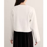 【natural couture】クロップド丈リブカラーカーディガン | NICE CLAUP / OLIVE des OLIVE OUTLET | 詳細画像9