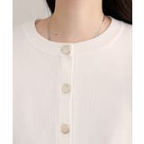 【natural couture】クロップド丈リブカラーカーディガン | NICE CLAUP / OLIVE des OLIVE OUTLET | 詳細画像10