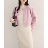 【natural couture】クロップド丈リブカラーカーディガン | NICE CLAUP / OLIVE des OLIVE OUTLET | 詳細画像16