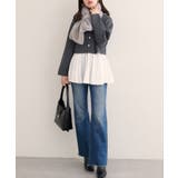 【natural couture】クロップド丈リブカラーカーディガン | NICE CLAUP / OLIVE des OLIVE OUTLET | 詳細画像20