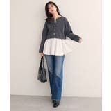 【natural couture】クロップド丈リブカラーカーディガン | NICE CLAUP / OLIVE des OLIVE OUTLET | 詳細画像24