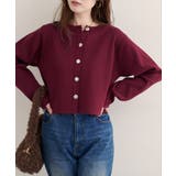 【natural couture】クロップド丈リブカラーカーディガン | NICE CLAUP / OLIVE des OLIVE OUTLET | 詳細画像26