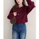 【natural couture】クロップド丈リブカラーカーディガン | NICE CLAUP / OLIVE des OLIVE OUTLET | 詳細画像28