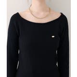 【natural couture】バレエネックリブニットプルオーバー | NICE CLAUP / OLIVE des OLIVE　OUTLET | 詳細画像9 