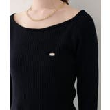 【natural couture】バレエネックリブニットプルオーバー | NICE CLAUP / OLIVE des OLIVE　OUTLET | 詳細画像10 