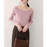 【natural couture】バレエネックリブニットプルオーバー | NICE CLAUP / OLIVE des OLIVE　OUTLET | 詳細画像21 