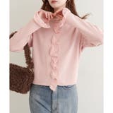 【natural couture】フリルディティールカーディガン | NICE CLAUP / OLIVE des OLIVE OUTLET | 詳細画像5