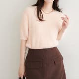 【natural couture】フェザーヤーン半袖ニットプルオーバー | NICE CLAUP / OLIVE des OLIVE　OUTLET | 詳細画像8 