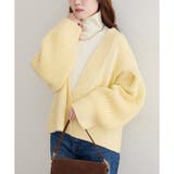 イエロー | 【natural couture】ざっくり編みカーディガン | NICE CLAUP / OLIVE des OLIVE OUTLET