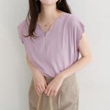 【natural couture】前後2WAYスカラップノースリカットソーブ… | NICE CLAUP / OLIVE des OLIVE OUTLET | 詳細画像6