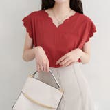 【natural couture】前後2WAYスカラップノースリカットソーブ… | NICE CLAUP / OLIVE des OLIVE OUTLET | 詳細画像15