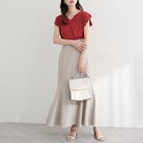 【natural couture】前後2WAYスカラップノースリカットソーブ… | NICE CLAUP / OLIVE des OLIVE OUTLET | 詳細画像16