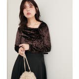 【natural couture】【WEB限定】クラッシュベロアアシメネックプル… | NICE CLAUP / OLIVE des OLIVE　OUTLET | 詳細画像10 