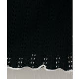 【natural couture】透かしカットソー配色TOPS | NICE CLAUP / OLIVE des OLIVE OUTLET | 詳細画像6