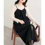 ブラック | 【natural couture】リボンビスチェ&レースメロウTセット | NICE CLAUP / OLIVE des OLIVE　OUTLET