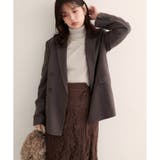 【natural couture】ベルト付きロングテーラージャケット | NICE CLAUP / OLIVE des OLIVE　OUTLET | 詳細画像5 