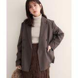 【natural couture】ベルト付きロングテーラージャケット | NICE CLAUP / OLIVE des OLIVE　OUTLET | 詳細画像6 