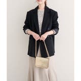 【natural couture】ベルト付きロングテーラージャケット | NICE CLAUP / OLIVE des OLIVE　OUTLET | 詳細画像19 