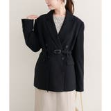 【natural couture】ベルト付きロングテーラージャケット | NICE CLAUP / OLIVE des OLIVE　OUTLET | 詳細画像22 