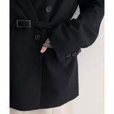 【natural couture】ベルト付きロングテーラージャケット | NICE CLAUP / OLIVE des OLIVE　OUTLET | 詳細画像26 