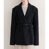 【natural couture】ベルト付きロングテーラージャケット | NICE CLAUP / OLIVE des OLIVE　OUTLET | 詳細画像29 