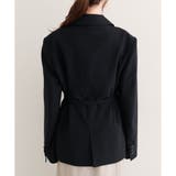 【natural couture】ベルト付きロングテーラージャケット | NICE CLAUP / OLIVE des OLIVE　OUTLET | 詳細画像31 