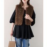 【natural couture】フェイクファーベスト | NICE CLAUP / OLIVE des OLIVE OUTLET | 詳細画像14