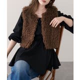 【natural couture】フェイクファーベスト | NICE CLAUP / OLIVE des OLIVE OUTLET | 詳細画像18