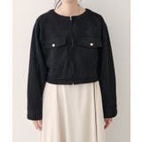 【natural couture】スウェード風ブルゾン | NICE CLAUP / OLIVE des OLIVE　OUTLET | 詳細画像4 