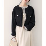 【natural couture】スウェード風ブルゾン | NICE CLAUP / OLIVE des OLIVE　OUTLET | 詳細画像1 