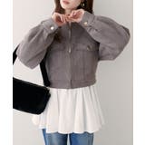 【natural couture】スウェード風ブルゾン | NICE CLAUP / OLIVE des OLIVE　OUTLET | 詳細画像17 