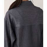 【natural couture】クロップドシャツブルゾン | NICE CLAUP / OLIVE des OLIVE　OUTLET | 詳細画像6 