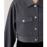 【natural couture】クロップドシャツブルゾン | NICE CLAUP / OLIVE des OLIVE　OUTLET | 詳細画像9 