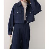 【natural couture】クロップドシャツブルゾン | NICE CLAUP / OLIVE des OLIVE　OUTLET | 詳細画像14 