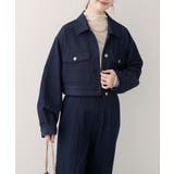 【natural couture】クロップドシャツブルゾン | NICE CLAUP / OLIVE des OLIVE　OUTLET | 詳細画像15 