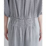 【natural couture】ポコポコチェック袖ボリュームワンピース | NICE CLAUP / OLIVE des OLIVE OUTLET | 詳細画像4