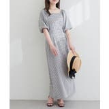 【natural couture】ポコポコチェック袖ボリュームワンピース | NICE CLAUP / OLIVE des OLIVE OUTLET | 詳細画像12