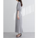 【natural couture】ポコポコチェック袖ボリュームワンピース | NICE CLAUP / OLIVE des OLIVE OUTLET | 詳細画像21