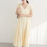 【natural couture】Vネックギャザー切替ワンピース | NICE CLAUP / OLIVE des OLIVE　OUTLET | 詳細画像29 
