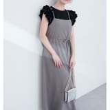 グレー | 【natural couture】楽ちんキャミワンピース | NICE CLAUP / OLIVE des OLIVE　OUTLET