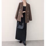 【natural couture】流線ストライプナローワンピース | NICE CLAUP / OLIVE des OLIVE　OUTLET | 詳細画像12 