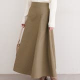モカ | 【natural couture】エンボスジャガードスカート | NICE CLAUP / OLIVE des OLIVE　OUTLET