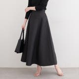 ブラック | 【natural couture】エンボスジャガードスカート | NICE CLAUP / OLIVE des OLIVE　OUTLET