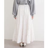【natural couture】サテンティアードスカート | NICE CLAUP / OLIVE des OLIVE OUTLET | 詳細画像18