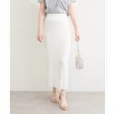 【natural couture】UVカット付きリブニットタイトスカート | NICE CLAUP / OLIVE des OLIVE　OUTLET | 詳細画像8 