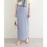【natural couture】UVカット付きリブニットタイトスカート | NICE CLAUP / OLIVE des OLIVE　OUTLET | 詳細画像13 