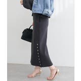 【natural couture】スリット釦ナロースカート | NICE CLAUP / OLIVE des OLIVE　OUTLET | 詳細画像10 