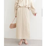 【natural couture】スリット釦ナロースカート | NICE CLAUP / OLIVE des OLIVE　OUTLET | 詳細画像17 